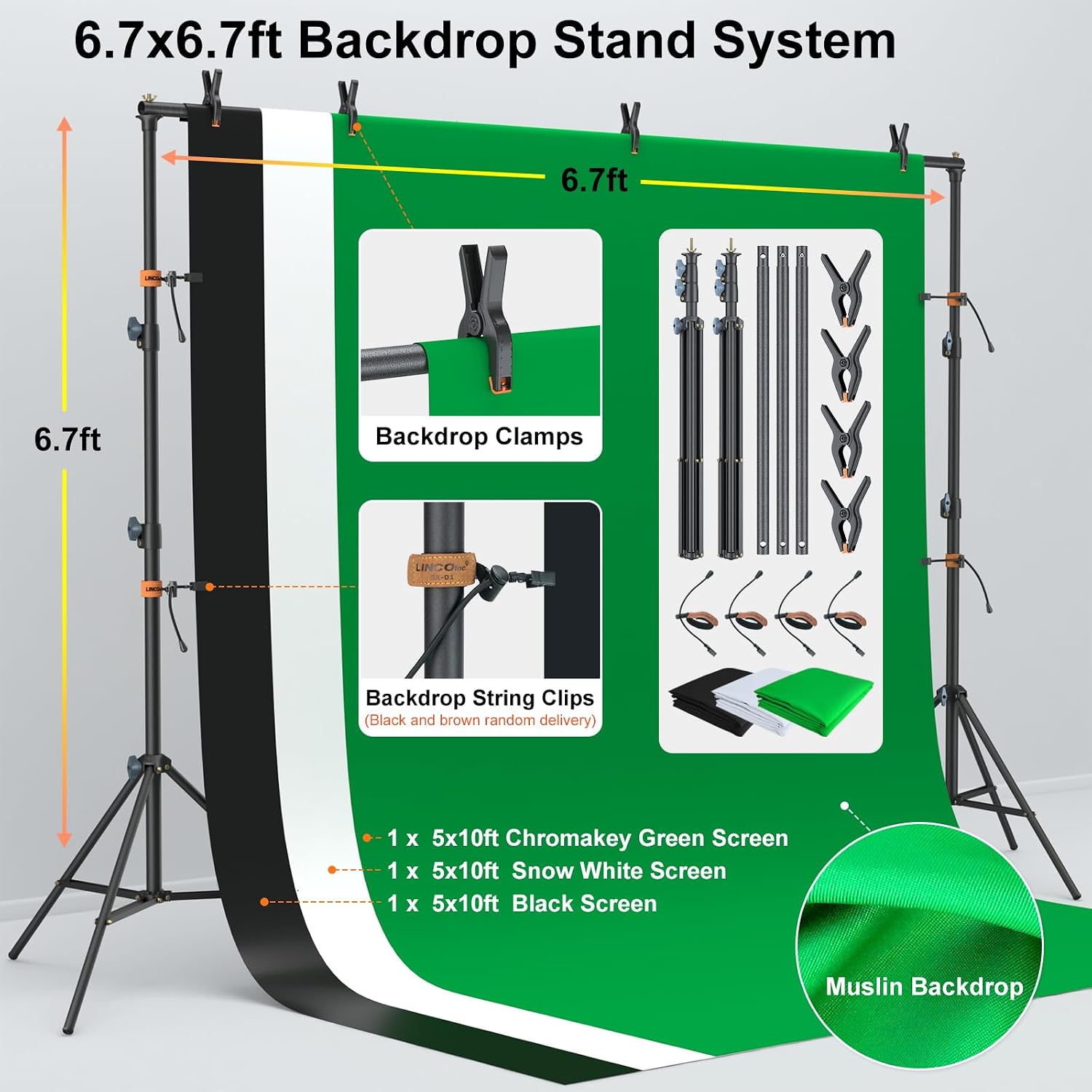 LINCO Lincostore Photo Video Studio Light Kit AM169 - Image 4