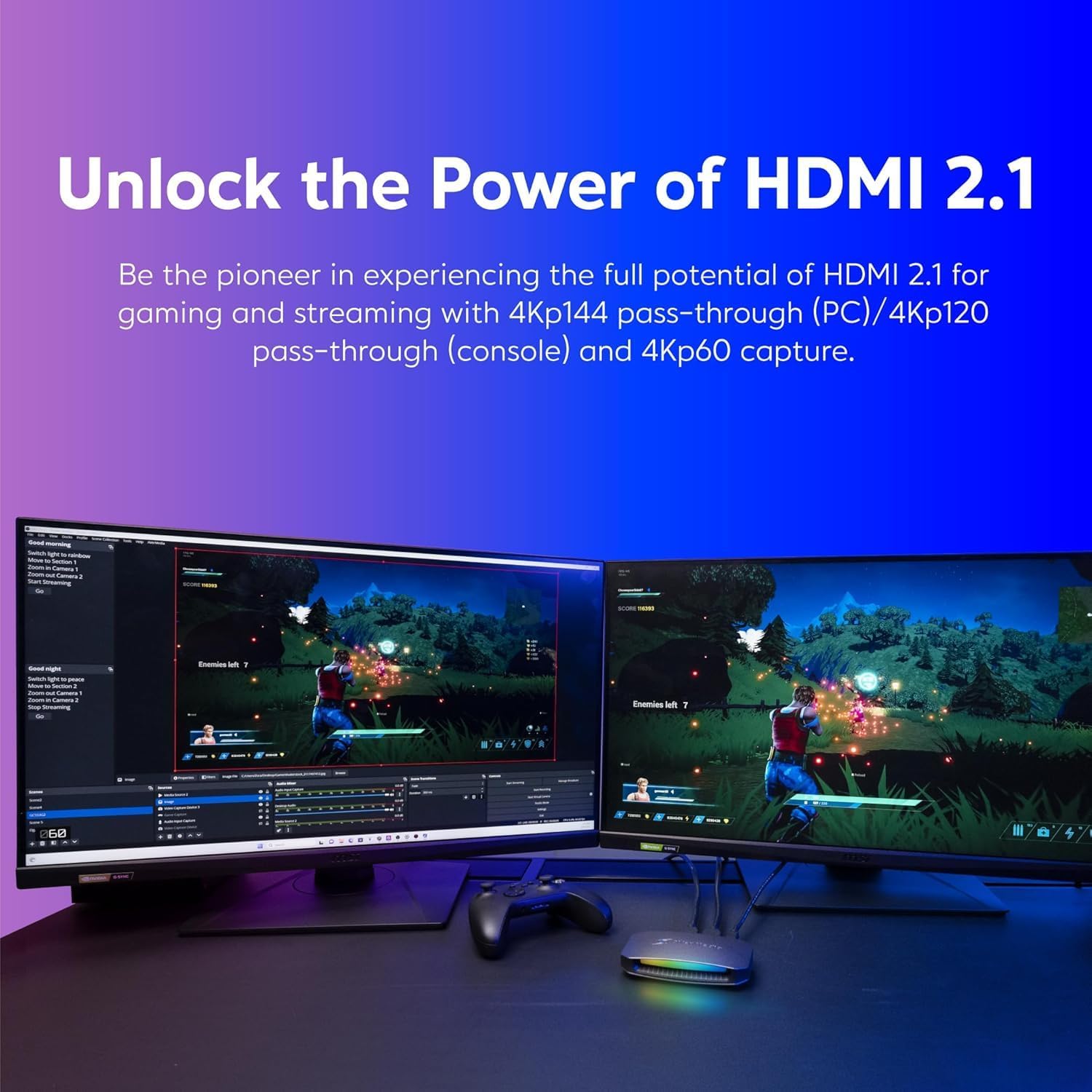AVerMedia Live Gamer Ultra 2.1 4K144 HDMI 2.1 USB Capture Card, GC553G2 - Image 8